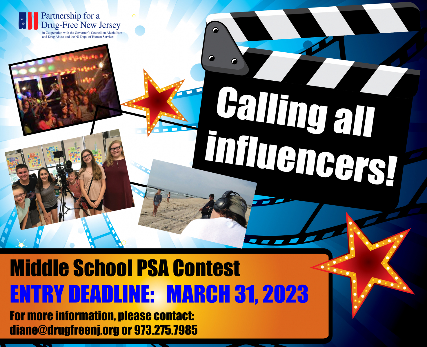 Drug Free NJ Middle School PSA Challenge